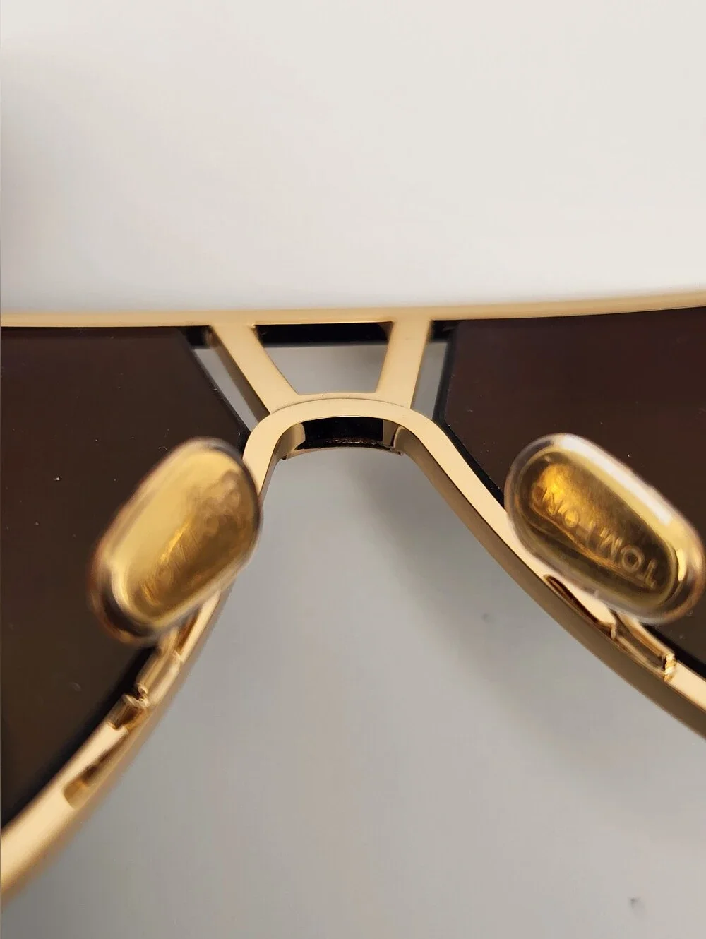 Tom Ford Stavros Sunglasses Gold Aviator FT1204 With Case & Cloth